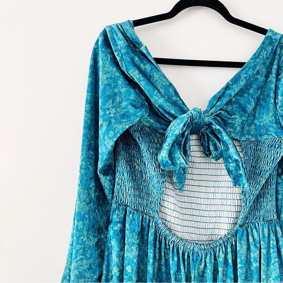 NWOT Free People Bali Tightrope Romper - Blue Size Large - Picture 8 of 10